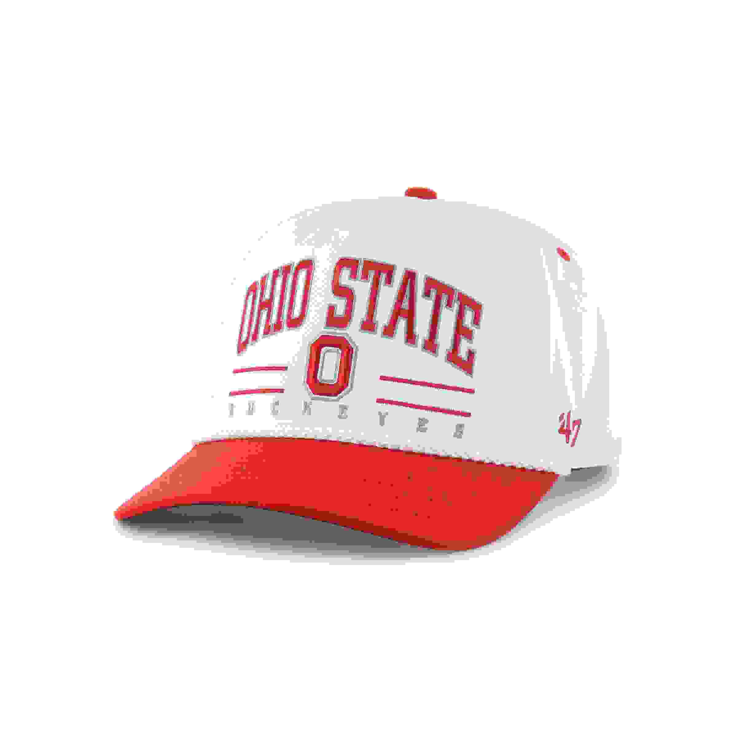 47 Ohio State Buckeyes Roscoe Rope Hitch White Snapback Cap